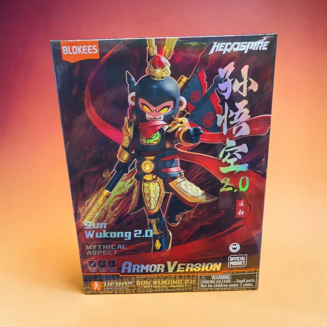 Blokees Herospire Armor Version 2.0 Blind Box Collectible Figures, Ft. Sun Wukong