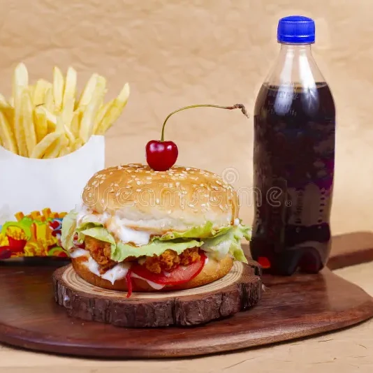 Chicken Burger Combo
