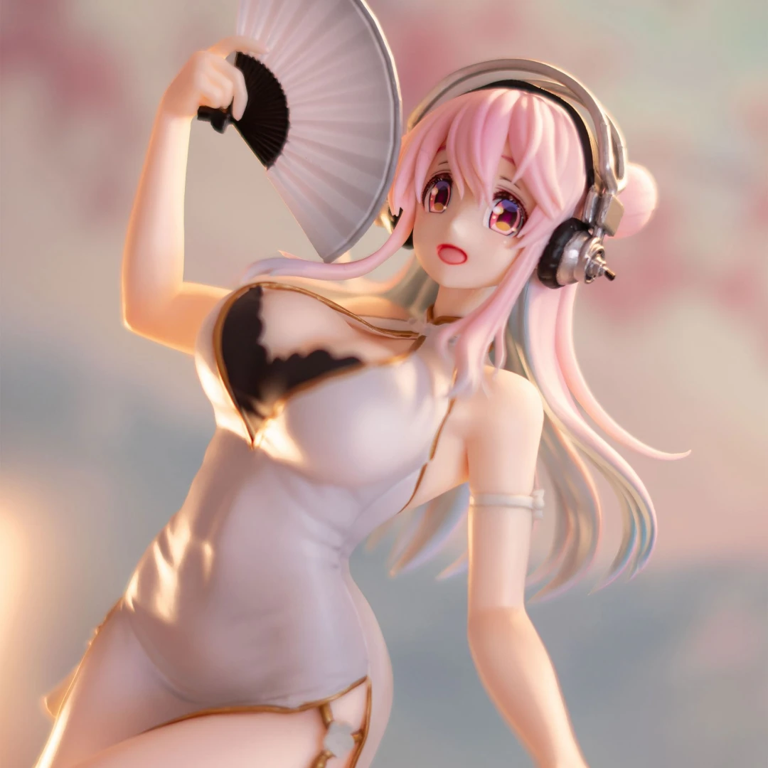 Super Sonico - Trio-Try-iT Figure White China Dress Version
