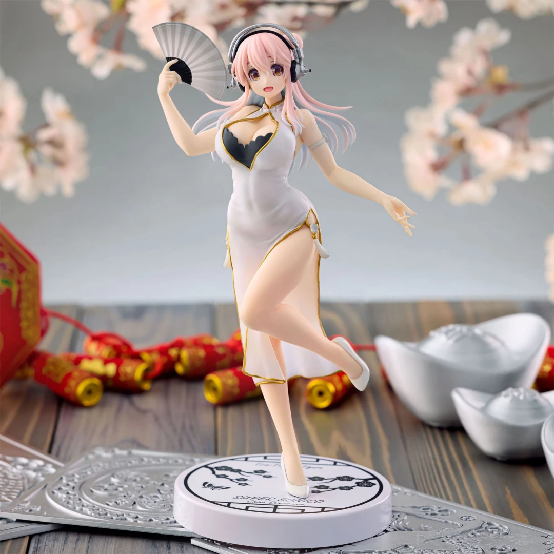 Super Sonico - Trio-Try-iT Figure White China Dress Version - 2