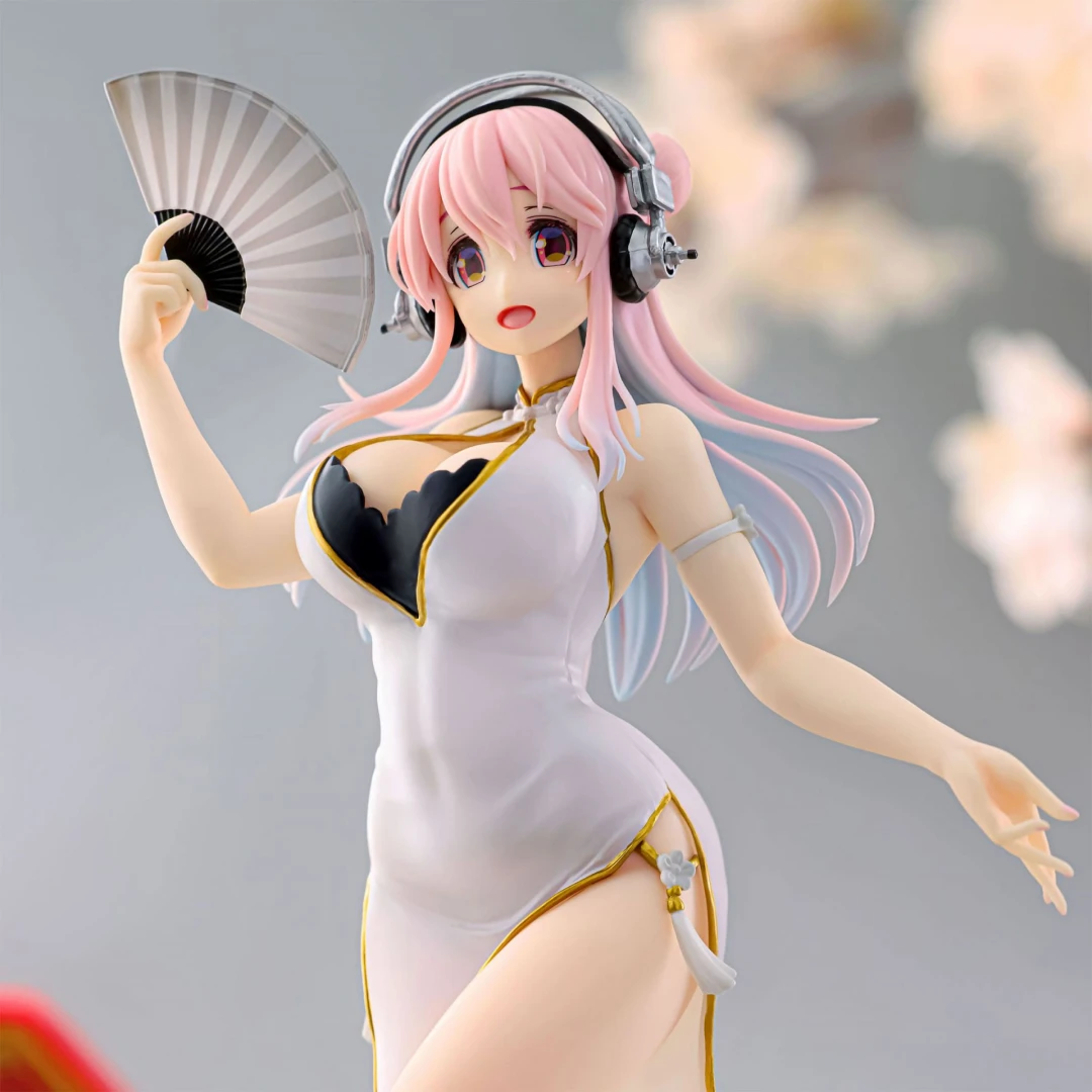 Super Sonico - Trio-Try-iT Figure White China Dress Version - 4