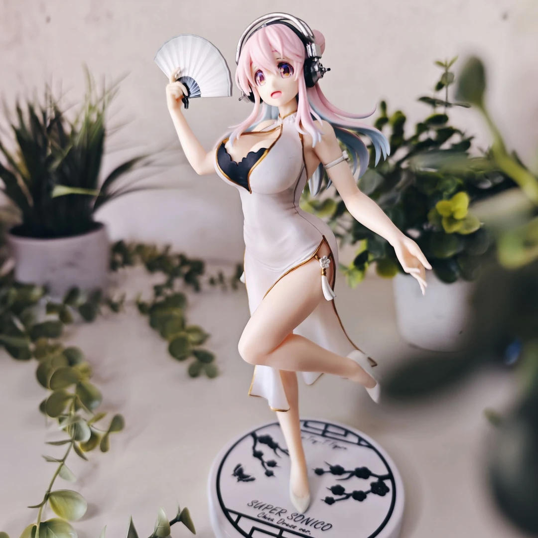 Super Sonico - Trio-Try-iT Figure White China Dress Version - 5