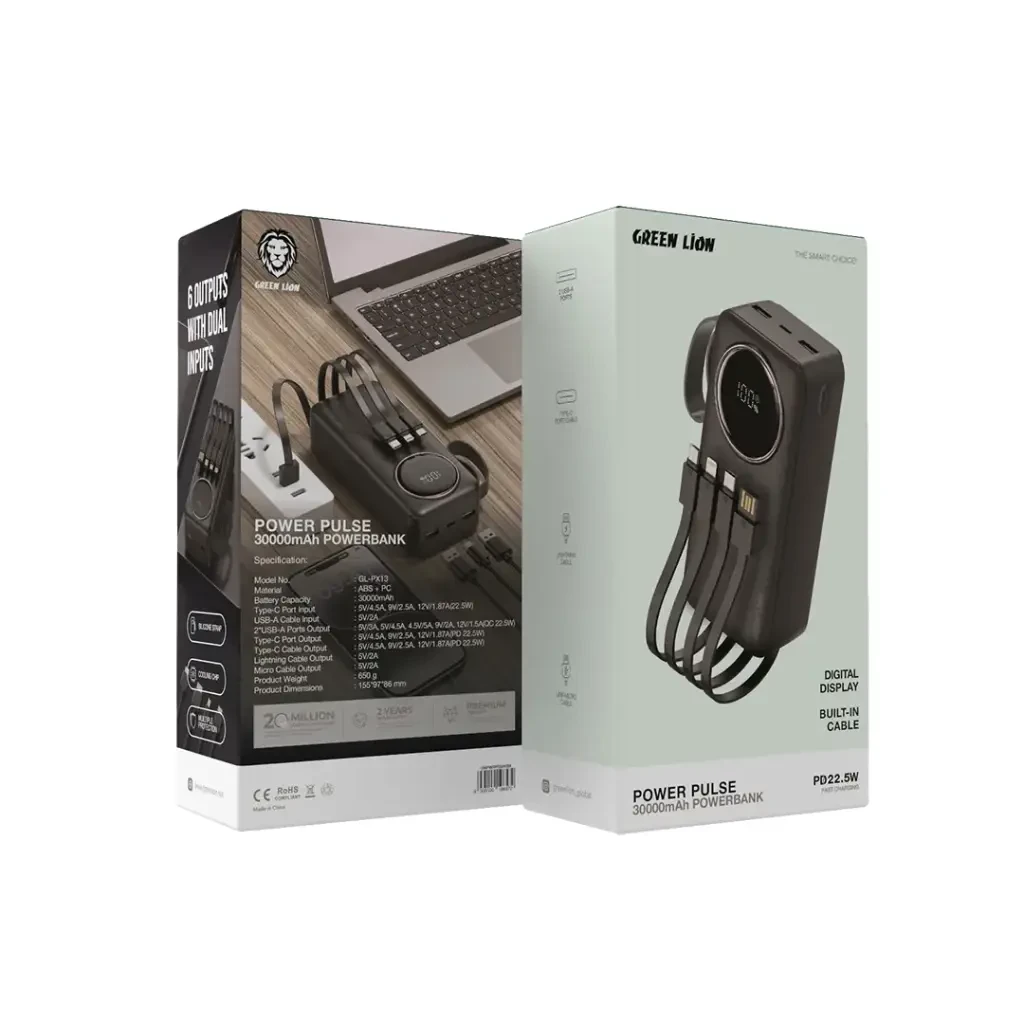 GREENLION POWER PULSE 30000AH POWERBANK