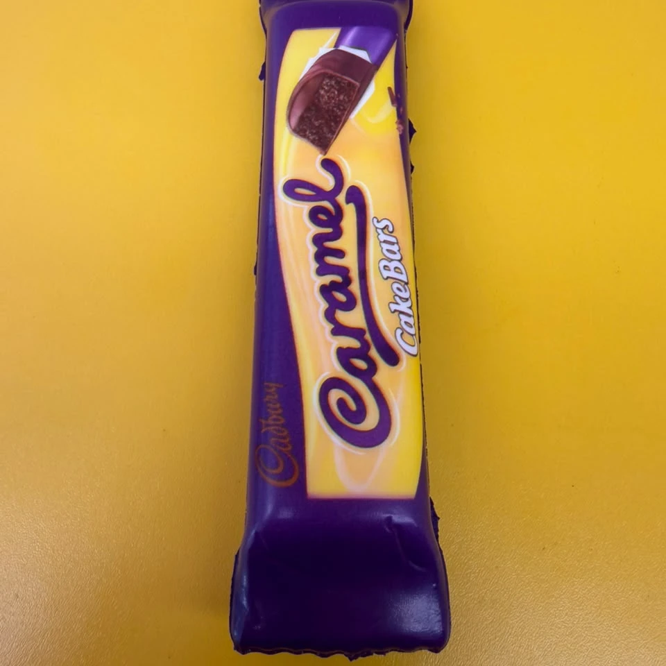 Cadbury Caramel Cake Bars Squishy