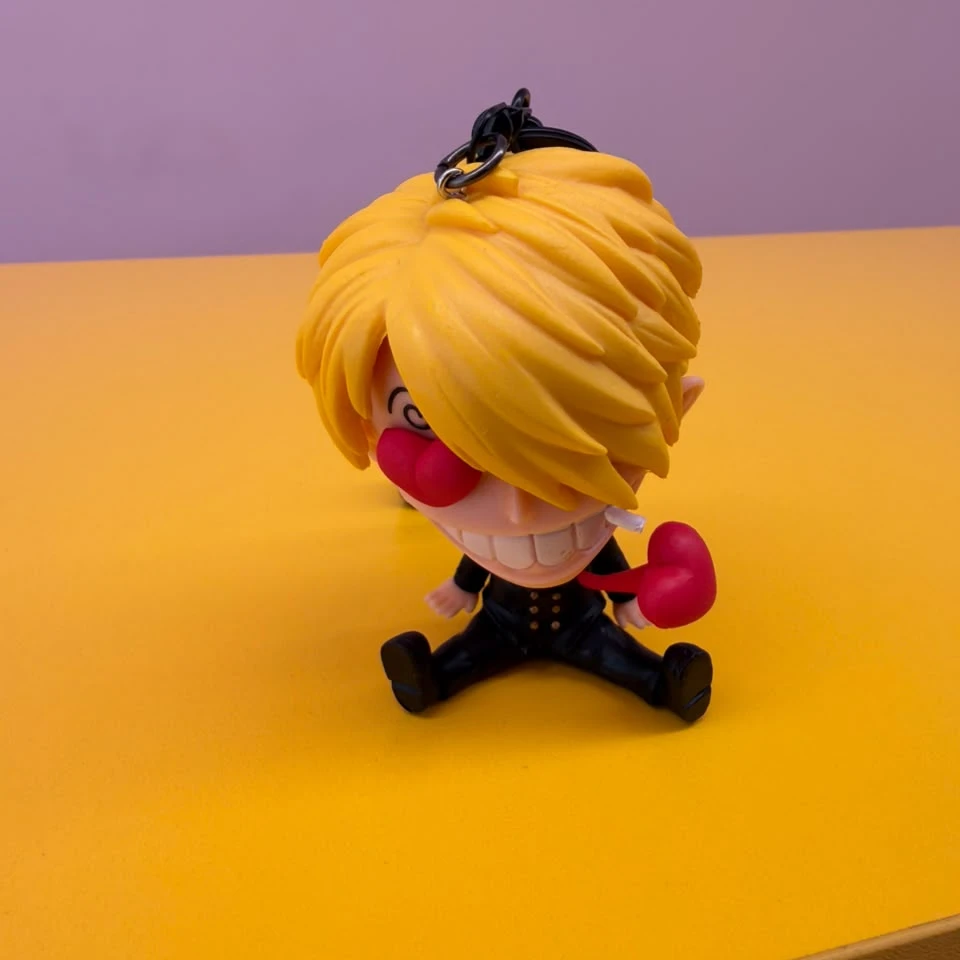 One Piece: Sanji Action Figure & Keychain