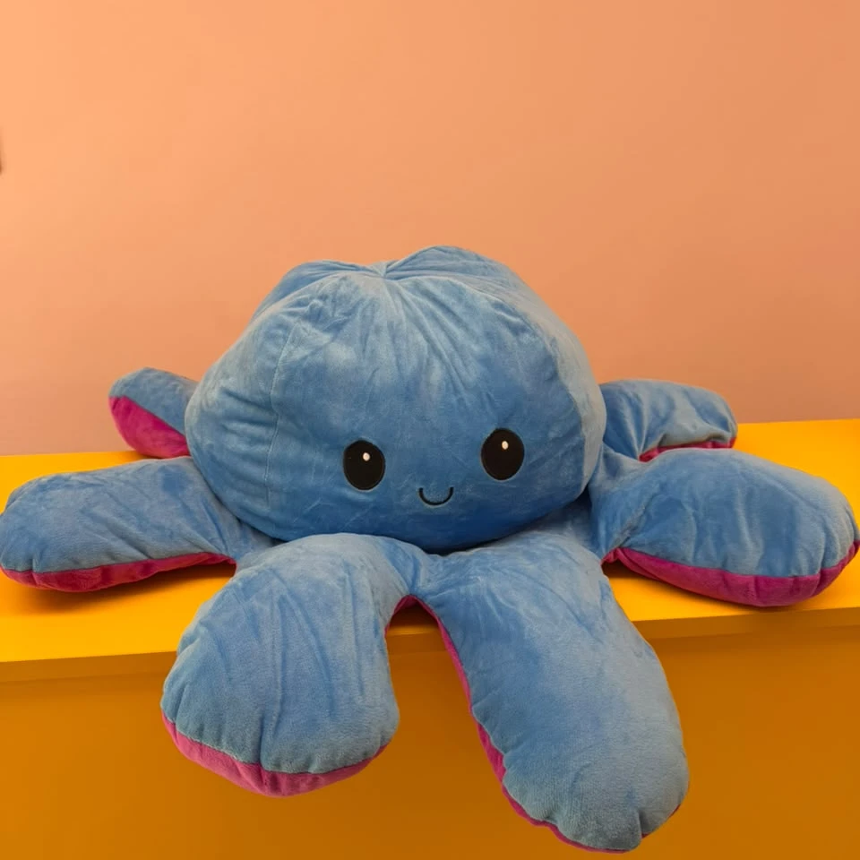 Purple & Blue Reversible Mood Octopus - 2