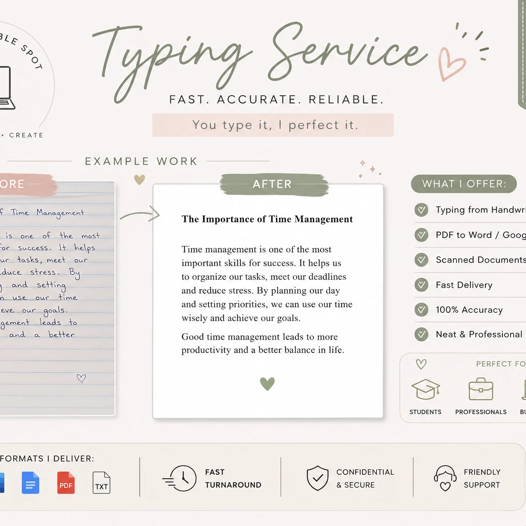Typing service