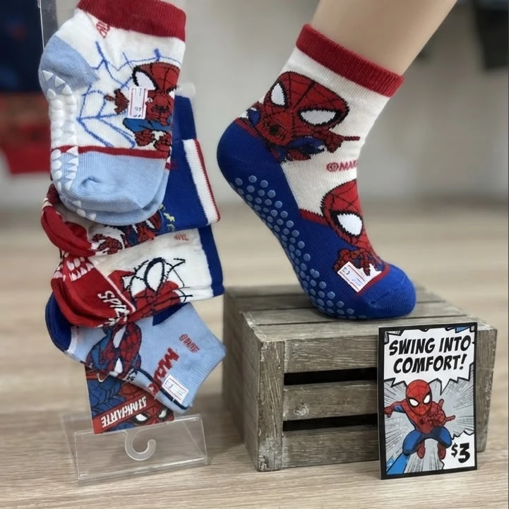 Socks Spider Man Anti-slip