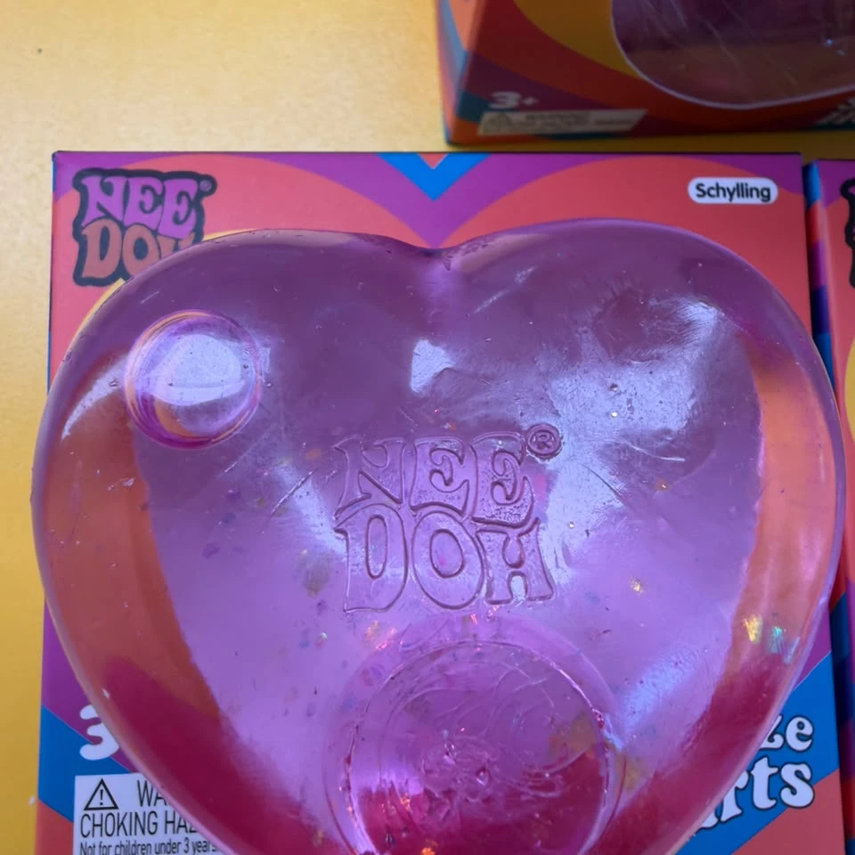 Needoh Large Squeeze Hearts