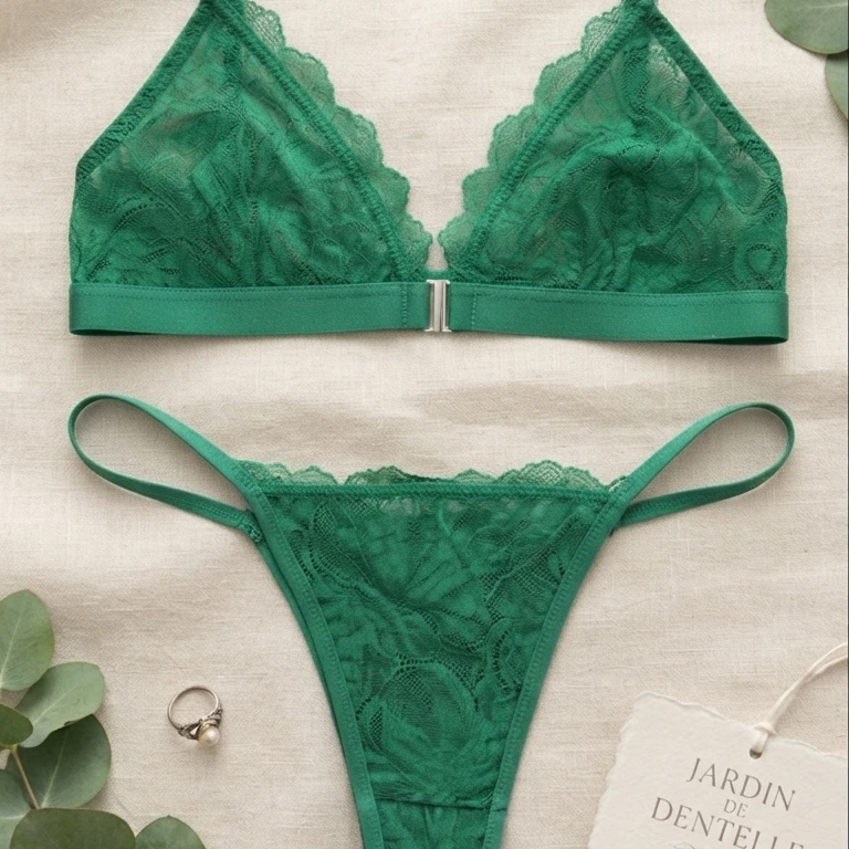 Lingerie Sexy Green