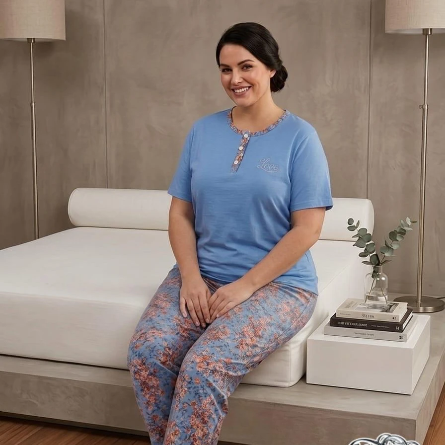 Pijama Plus Size Cotton