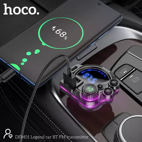 HOCO DFM01 CAR BT FM TRANSMITTER 20W - 4