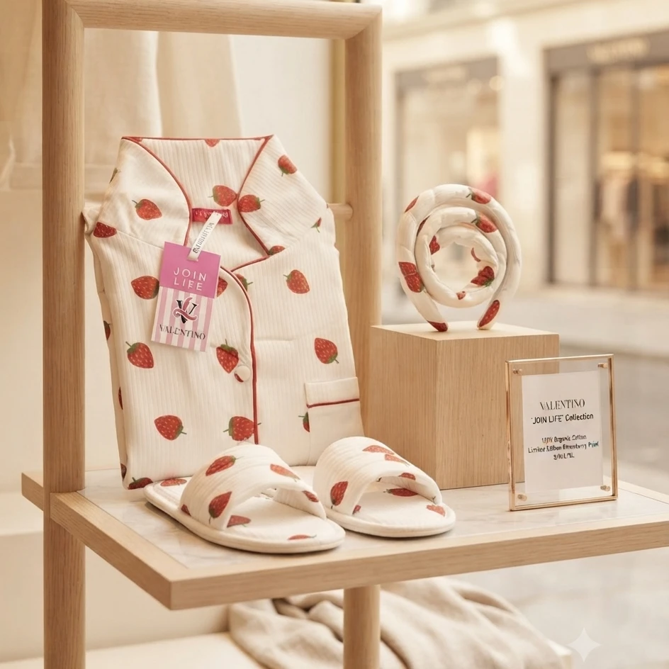Valentino Pijama Set 6 Pcs