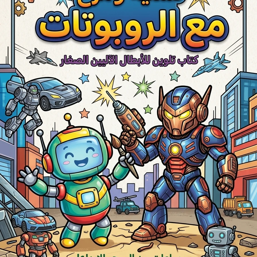 Cute & Crazy Robots Coloring Adventure - 2