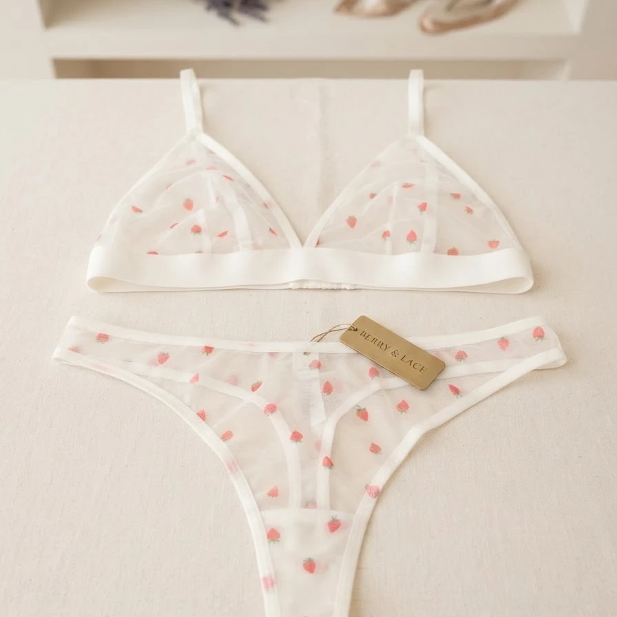 LINGERIE WHITE TRANSPARENT
