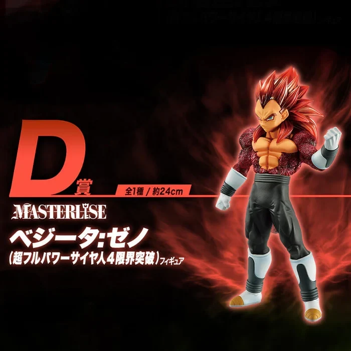 Dragon Ball Heroes 4th Mission Ichiban Kuji Prize D Vegeta: Xeno (Super Full Power Saiyan 4 Limit Breaker) Figure - 4