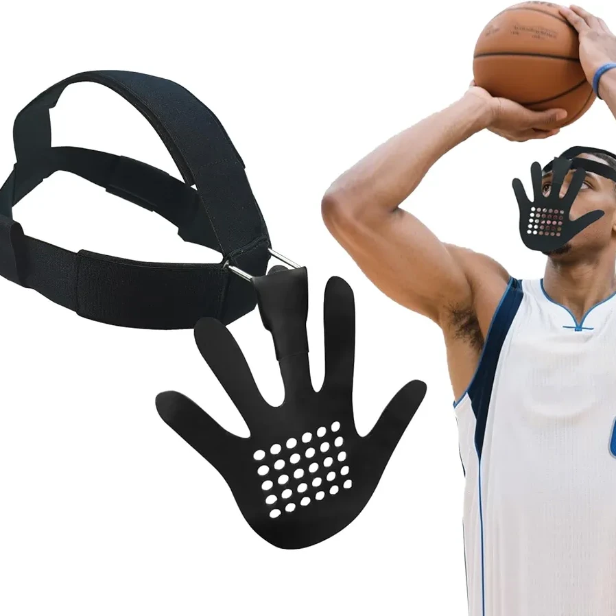 Hand in face basketball mask