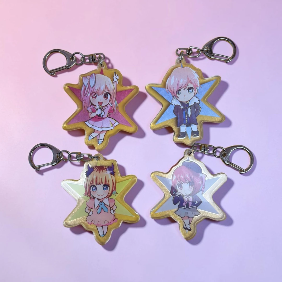 Keychains From The Anime Series Oshi No Ko