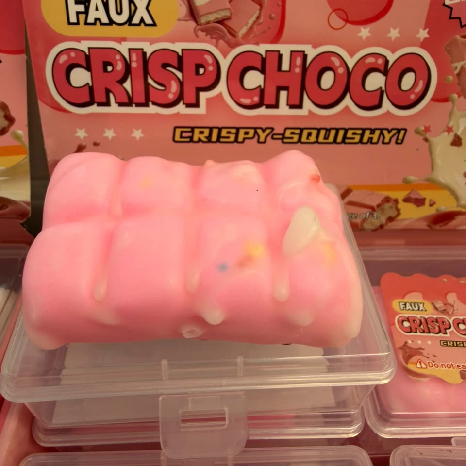 Pink Chocolate Crisp Squishy