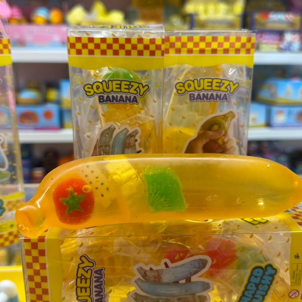 Squeezy Sugar Banana Squishy