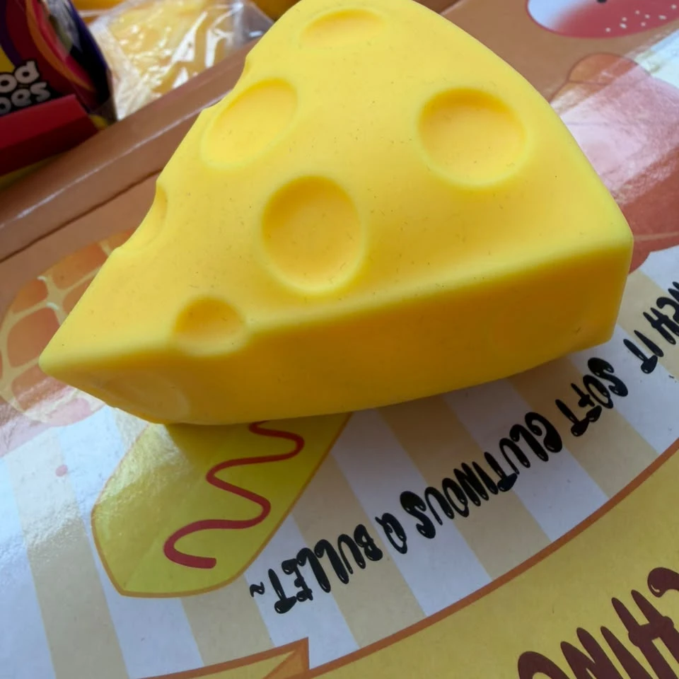 Cheese Triangle Sugar Filled Squishy