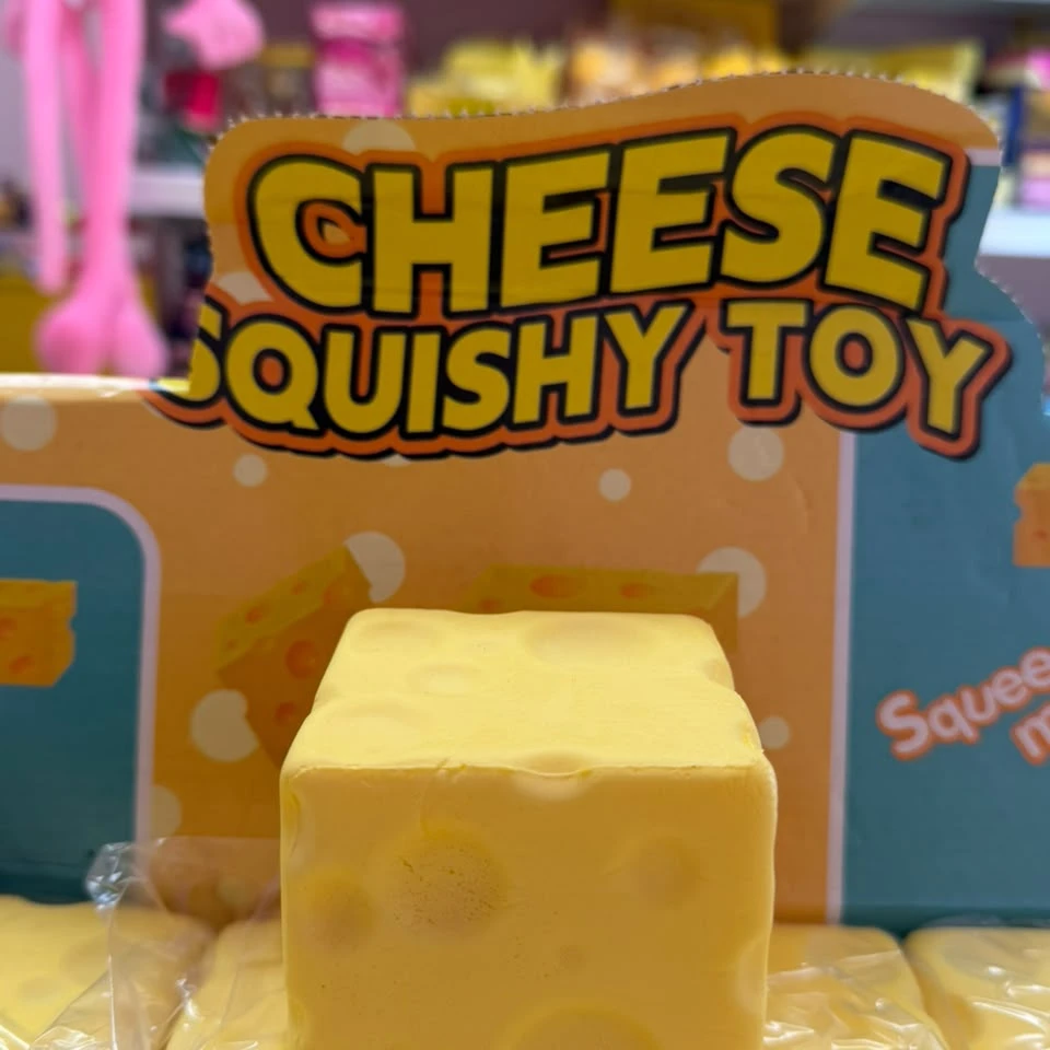 Cheese Slow Rise Cube Squishy