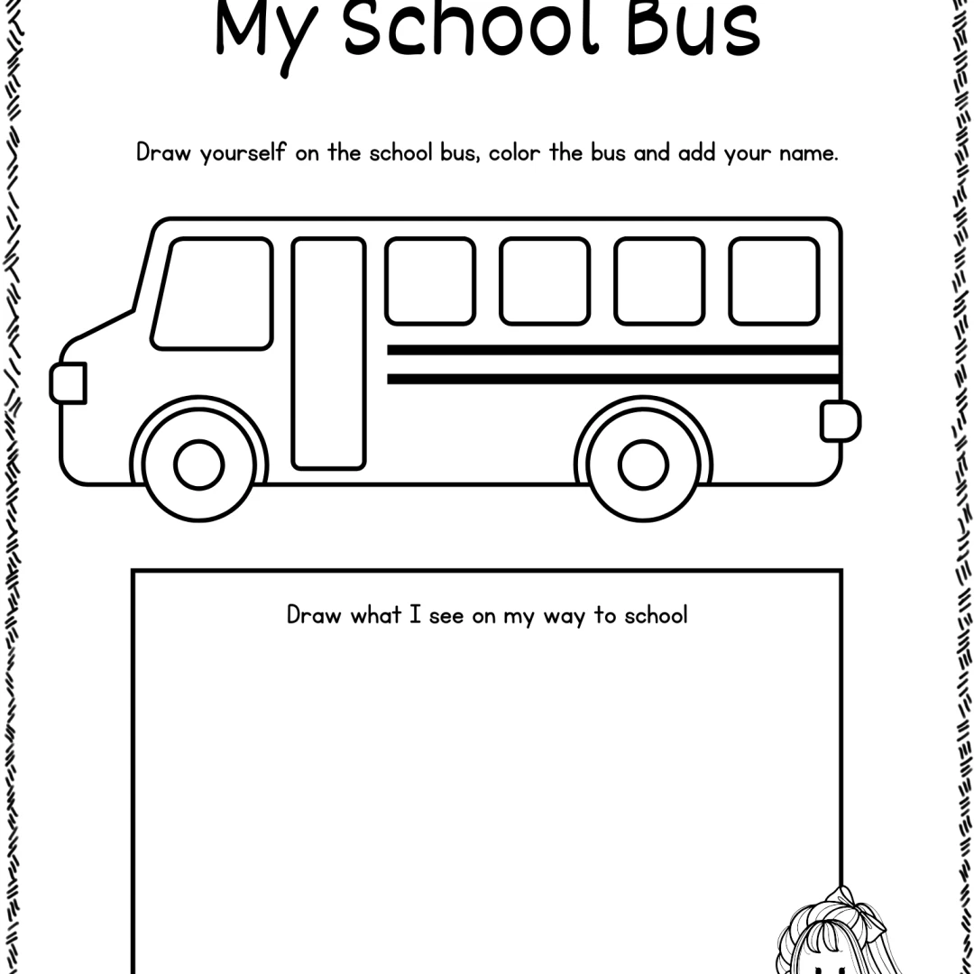 1St Day Of School Activities And Worksheets- Kindergarten - 2