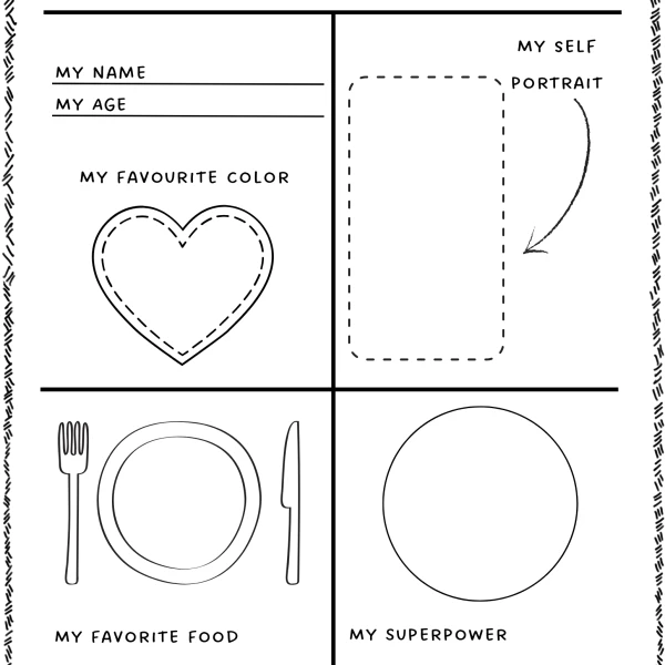 1St Day Of School Activities And Worksheets- Kindergarten - 3
