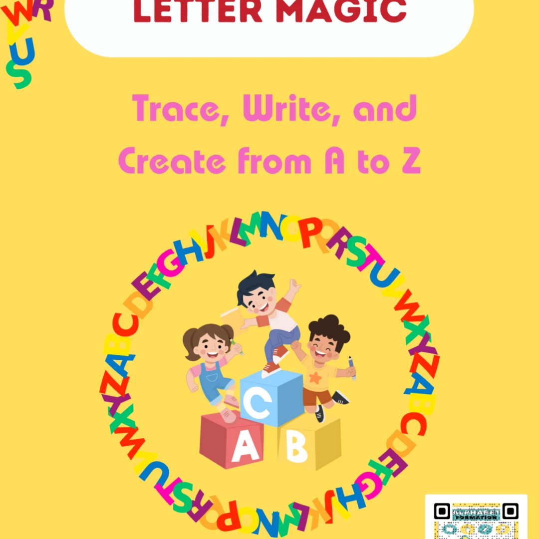 Letter Magic- Trace, Write, and Create from A to Z