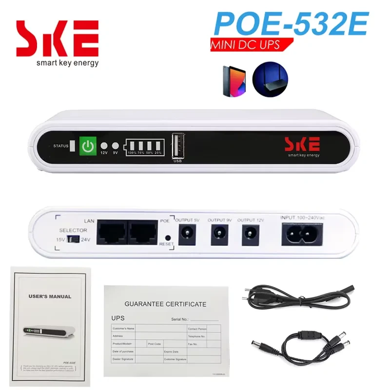 SKYE MINI DC UPS POE-532