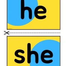 Jolly Phonics Tricky Words- Flashcards - 2