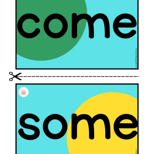 Jolly Phonics Tricky Words- Flashcards - 3