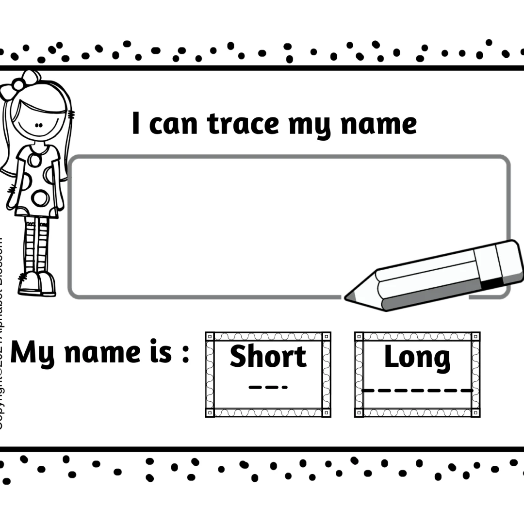 My Name Practice Book - 2
