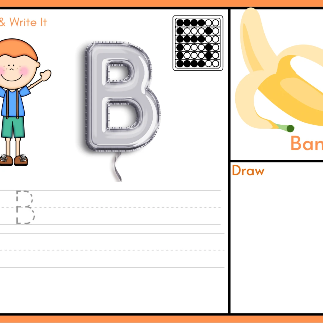 Pop It! Write It ! & Draw It! Uppercase Letters - 3