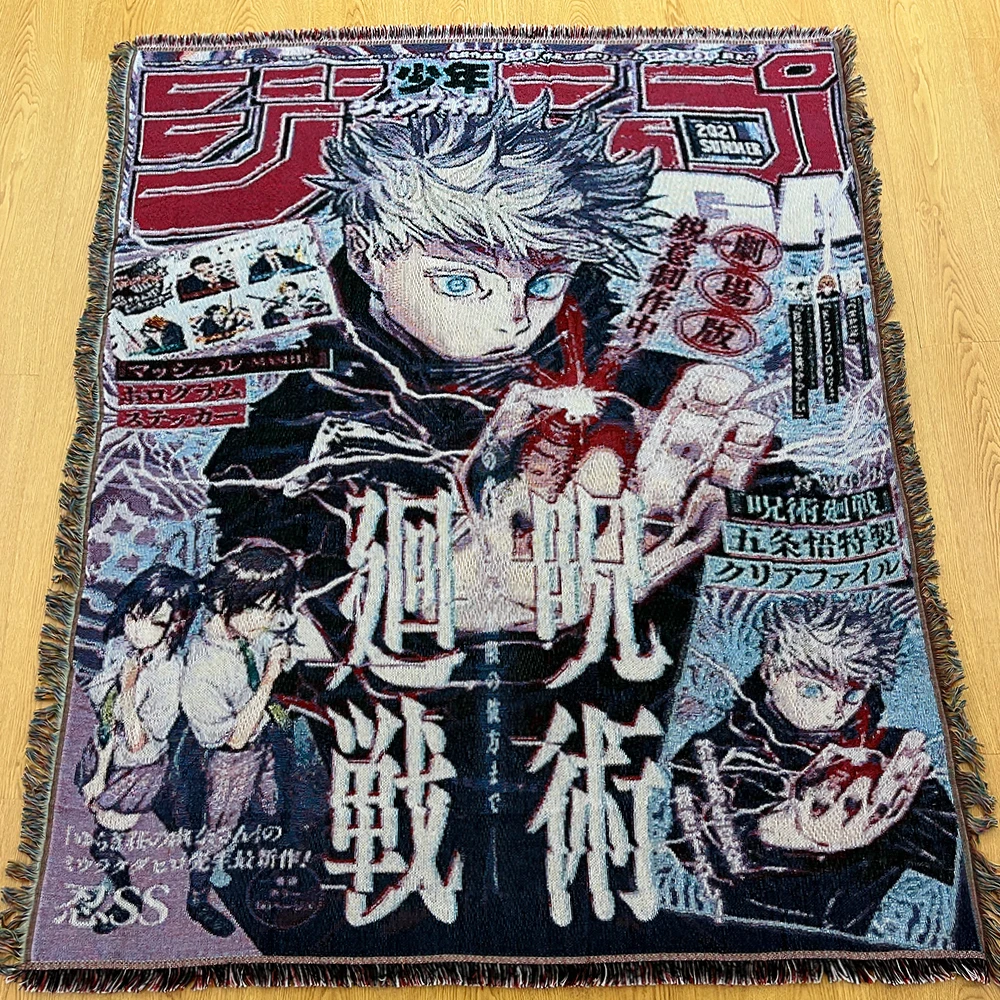 Wall Hanging Anime Tapestry Woven Throw Carpet