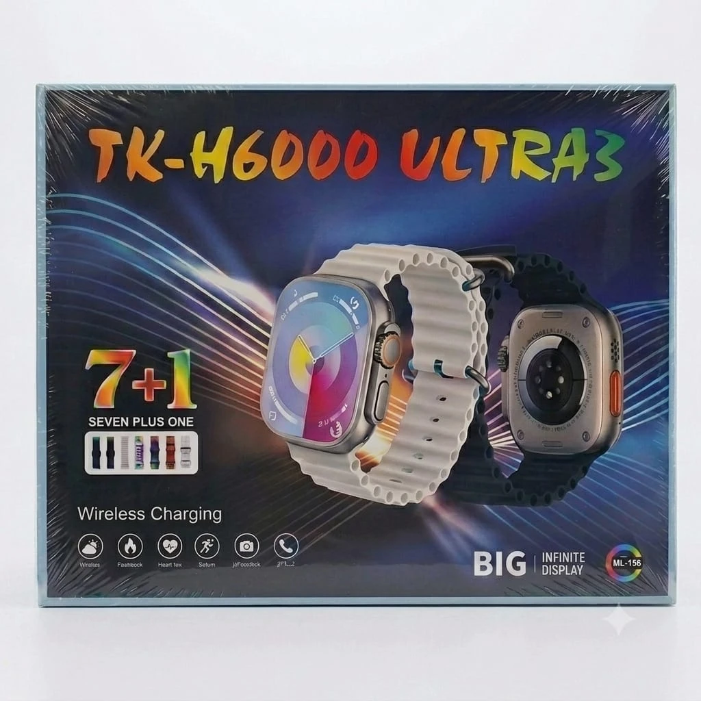 TK-H6000  SMART WATCH 7 IN 1 ULTRA 3TK-H6000  SMART WATCH 7 IN 1 ULTRA 3