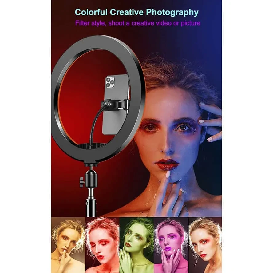 RGB LED SOFT RING LIGHT MODEL MJ33 13" - 2