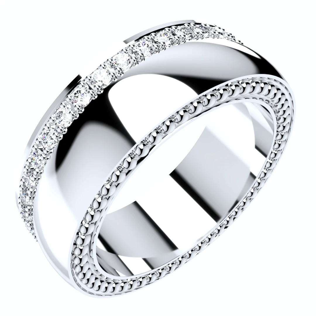 Wedding Ring Set Women Ring CAD Design-PSJM001V1 - 4