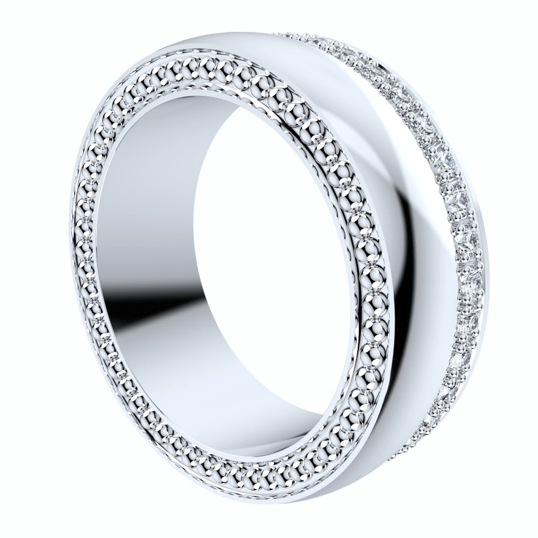 Wedding Ring Set Women Ring CAD Design-PSJM001V1 - 2