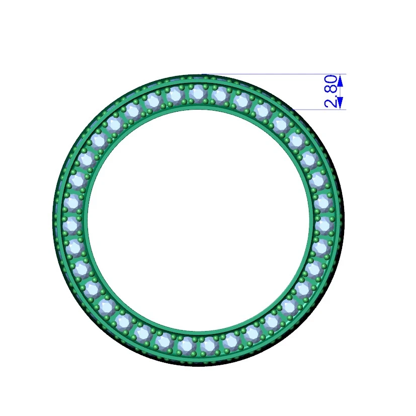 Wedding Ring Set Women Ring CAD Design-PSJM001V1 - 10