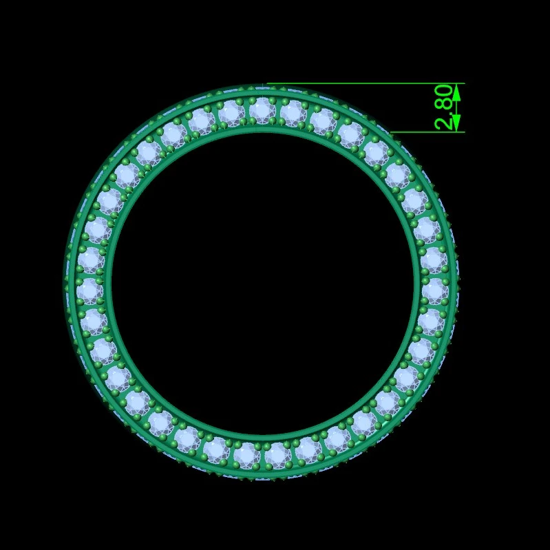 Wedding Ring Set Women Ring CAD Design-PSJM001V1 - 9