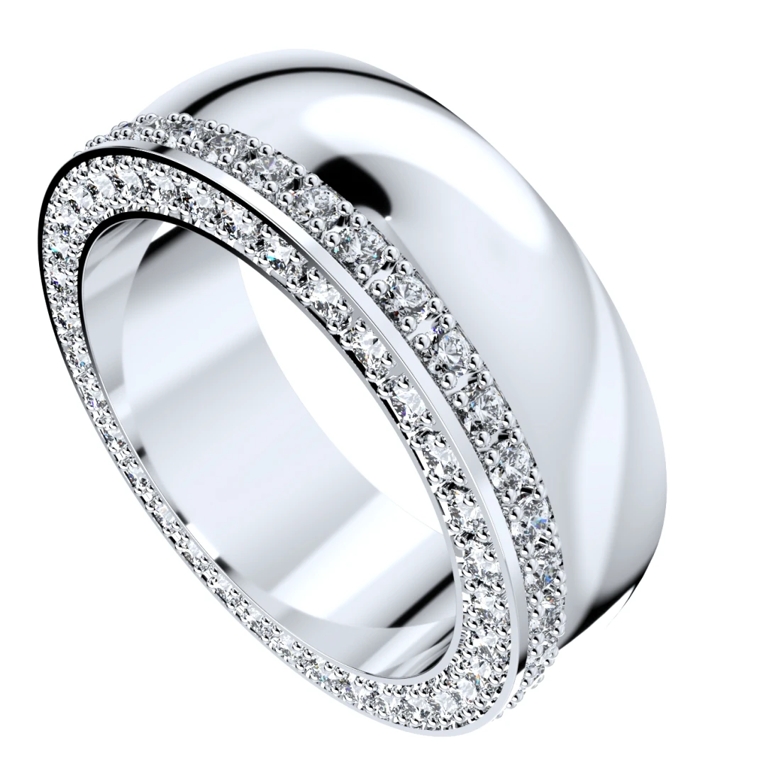 Wedding Ring Set Women Men Ring CAD Design-PSJM001V3 - 2