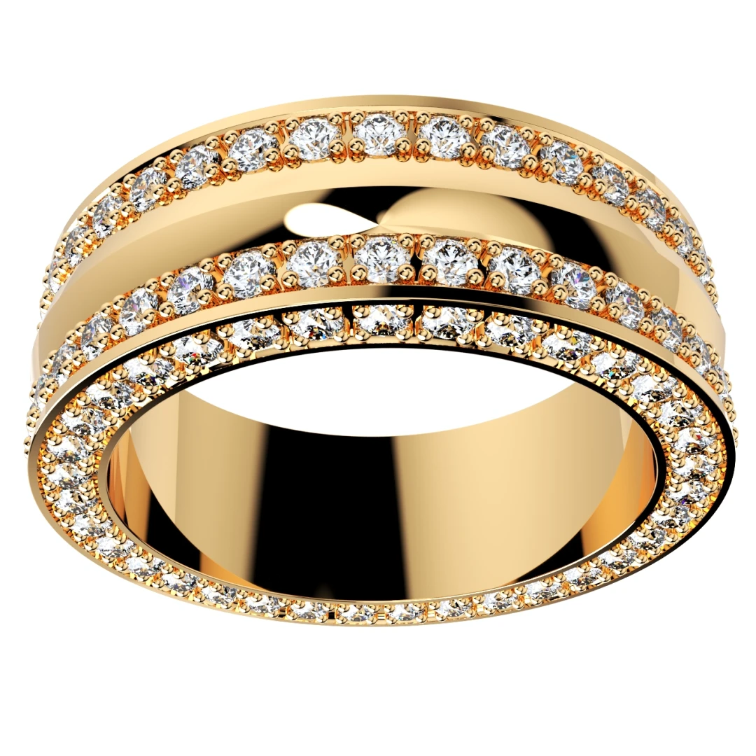 Wedding Ring Set Women Men Ring CAD Design-PSJM001V4 - 2