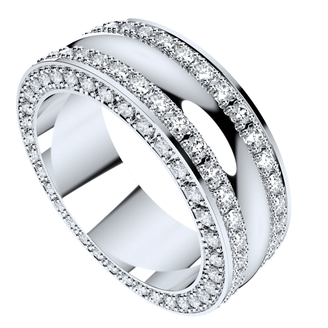 Wedding Ring Set Women Men Ring CAD Design-PSJM001V5 - 2