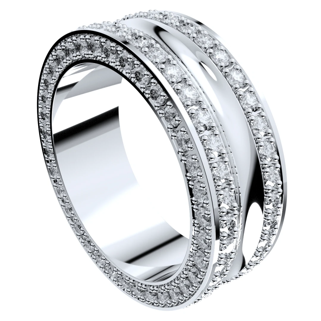 Wedding Ring Set Women Men Ring CAD Design-PSJM001V6 - 2