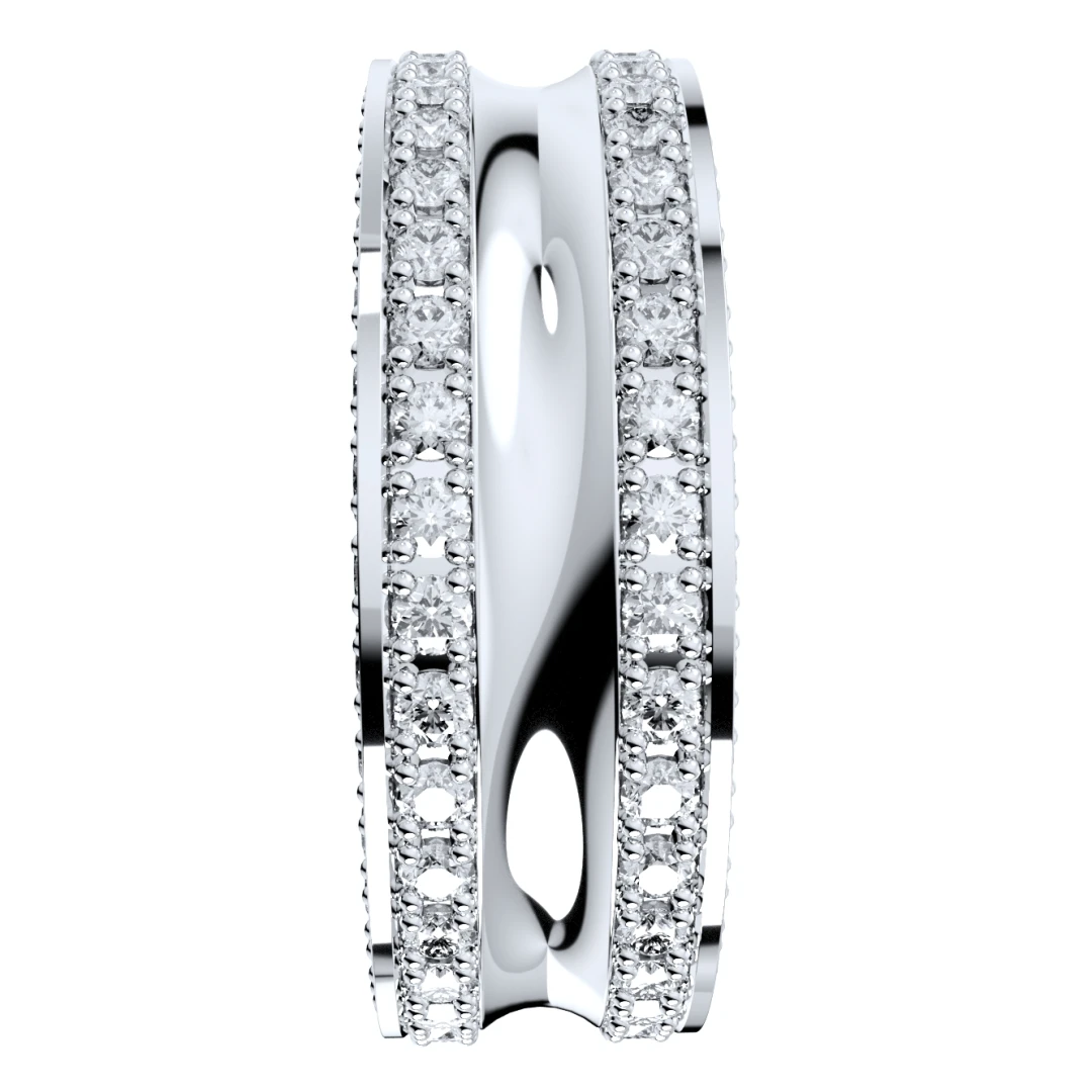 Wedding Ring Set Women Men Ring CAD Design-PSJM001V6 - 7
