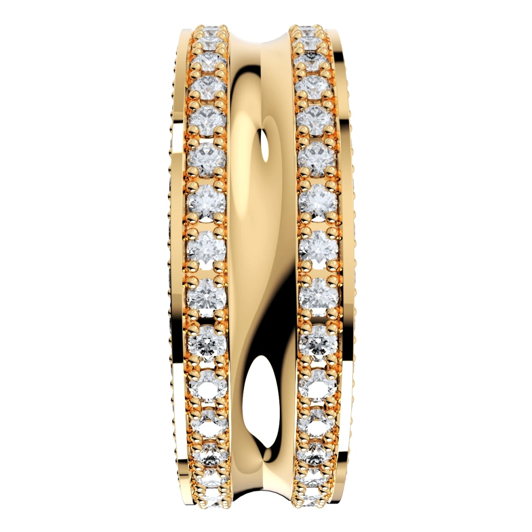 Wedding Ring Set Women Men Ring CAD Design-PSJM001V6 - 8