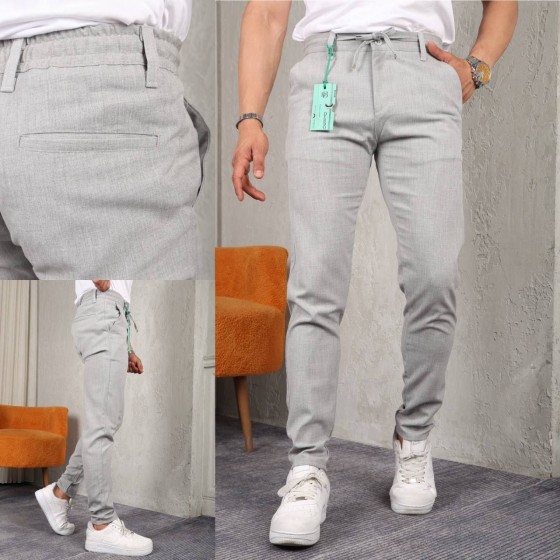 Sweatpant grey derbo A74