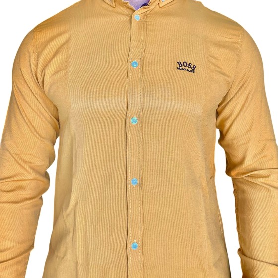 BOSS Shirt Yellow B38