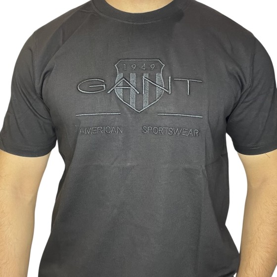 T-shirt gant black c29